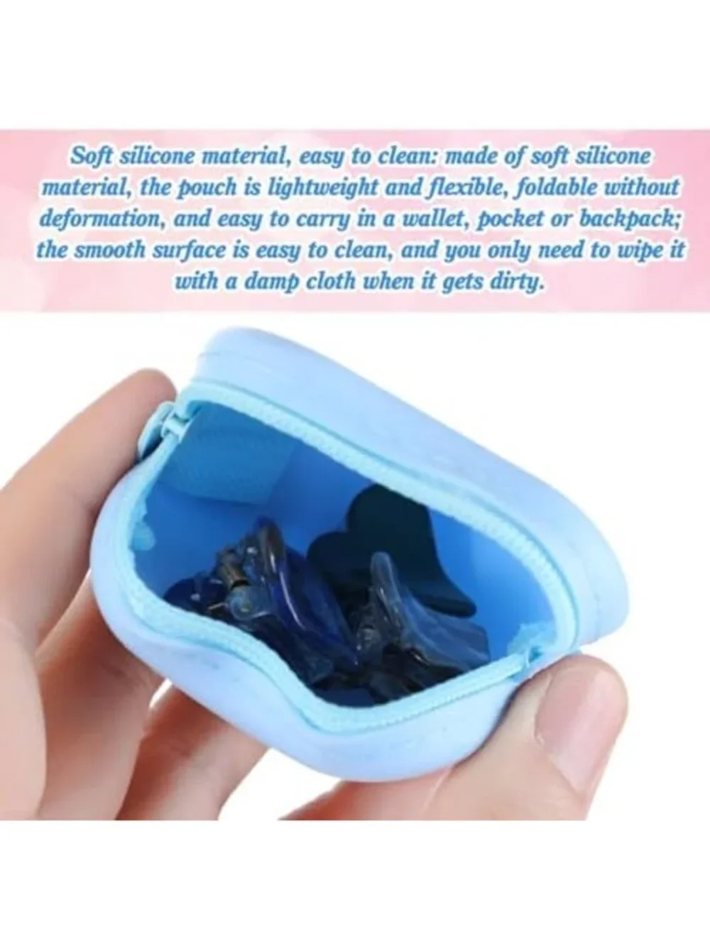 24 Heart Shaped Silicone Coin Pouches - Cute Mini Wallets with Keychain for
